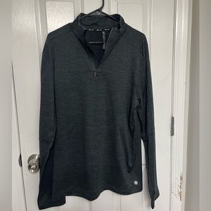 Gaiam Heathered Black Fitted Pullover